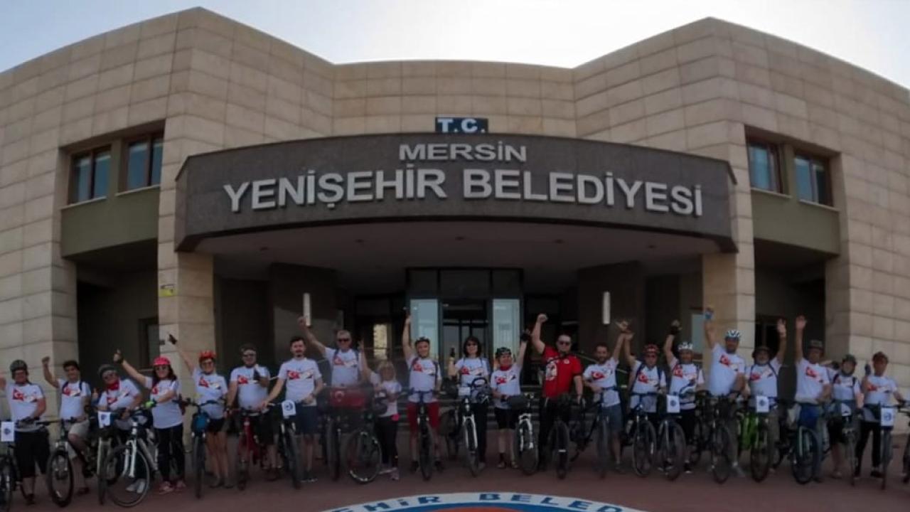 Yenişehir’den pedal çeviren bisikletliler KKTC turunu tamamladı