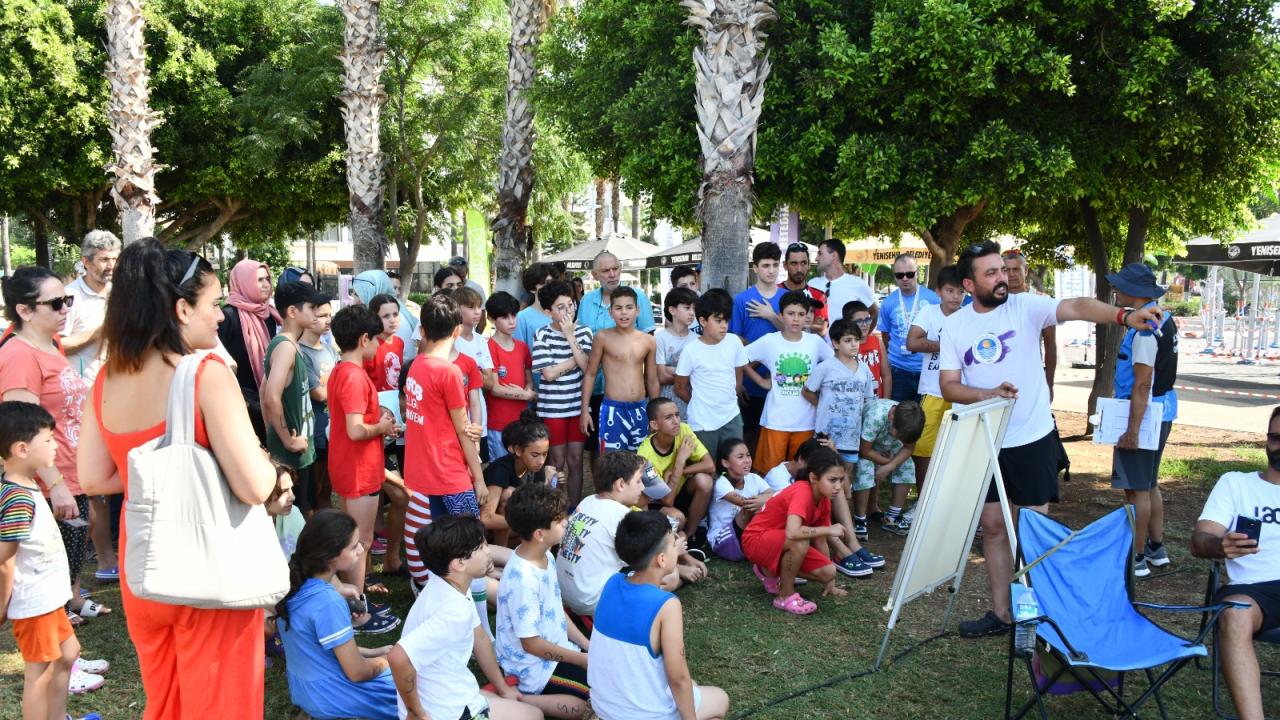 Aquatlon yarışlarında 64 sporcunun 45’i Yenişehir Belediyesi adına yarıştı