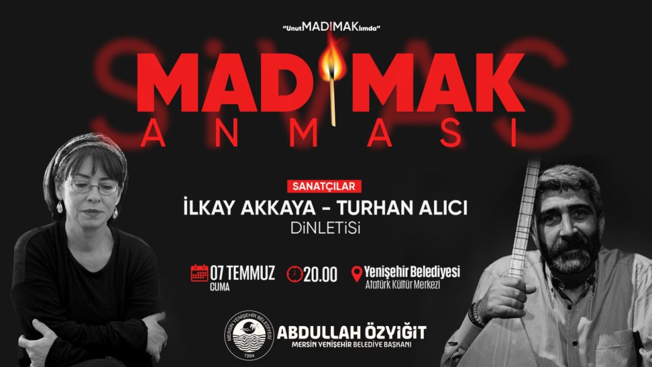 Madımak’ta yaşamını yitirenler Yenişehir'de anılacak