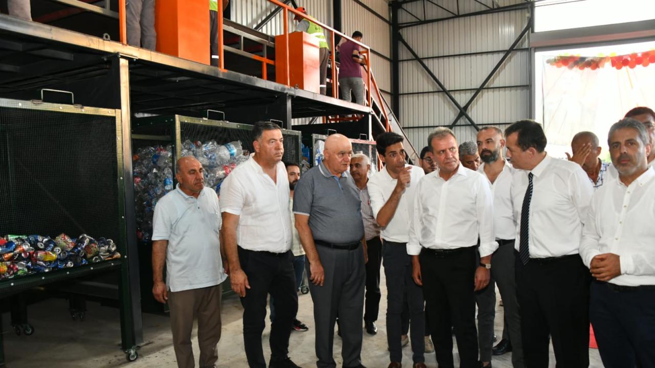 Yenişehir Belediyesi atık ayrıştırma tesisini açtı, çevreci halk kart projesini başlattı