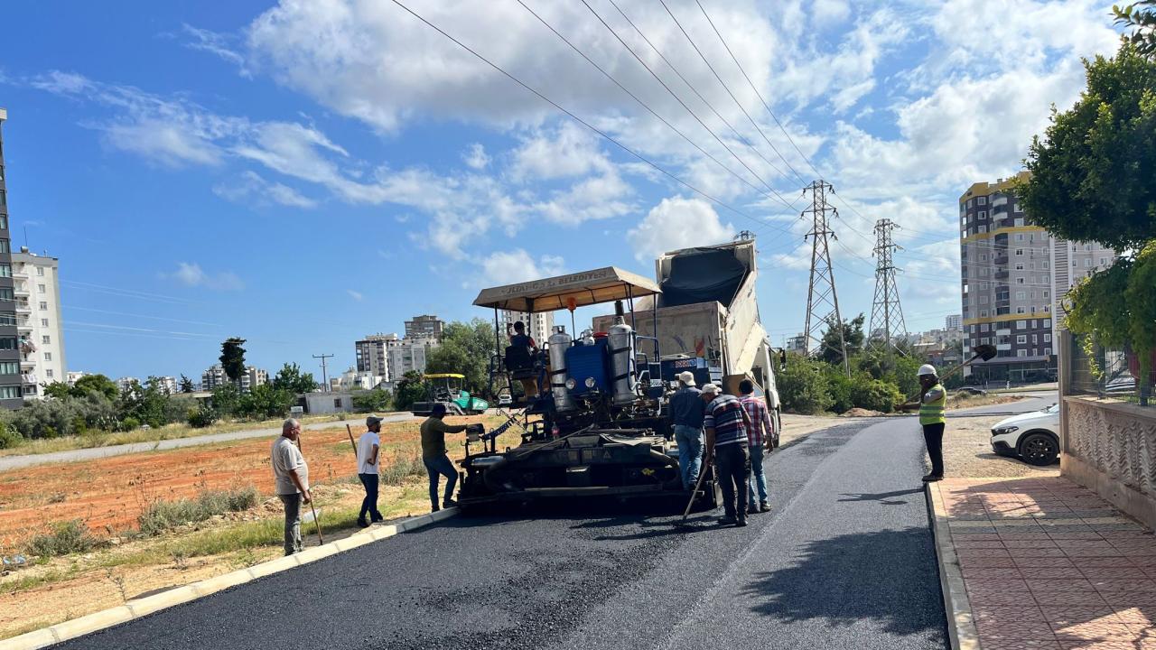 Yenişehir Belediyesi yol yapım çalışmalarını aralıksız sürdürüyor