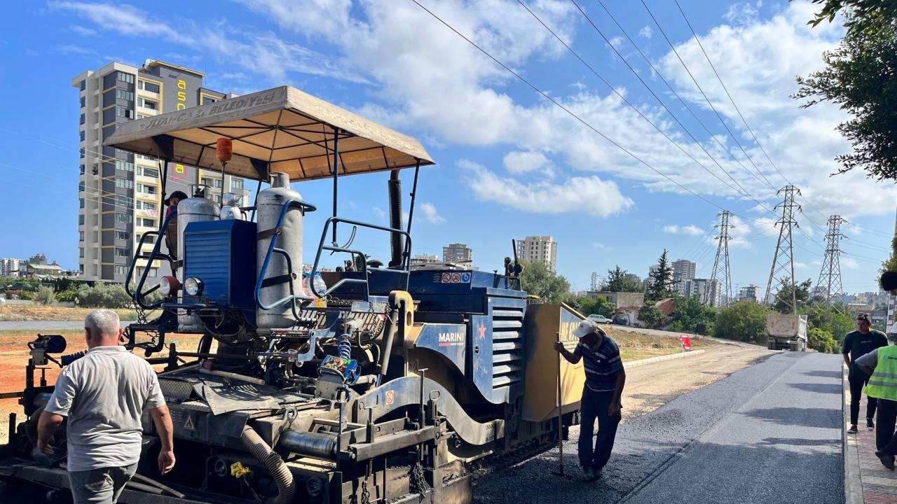 Yenişehir Belediyesi yol yapım çalışmalarını aralıksız sürdürüyor