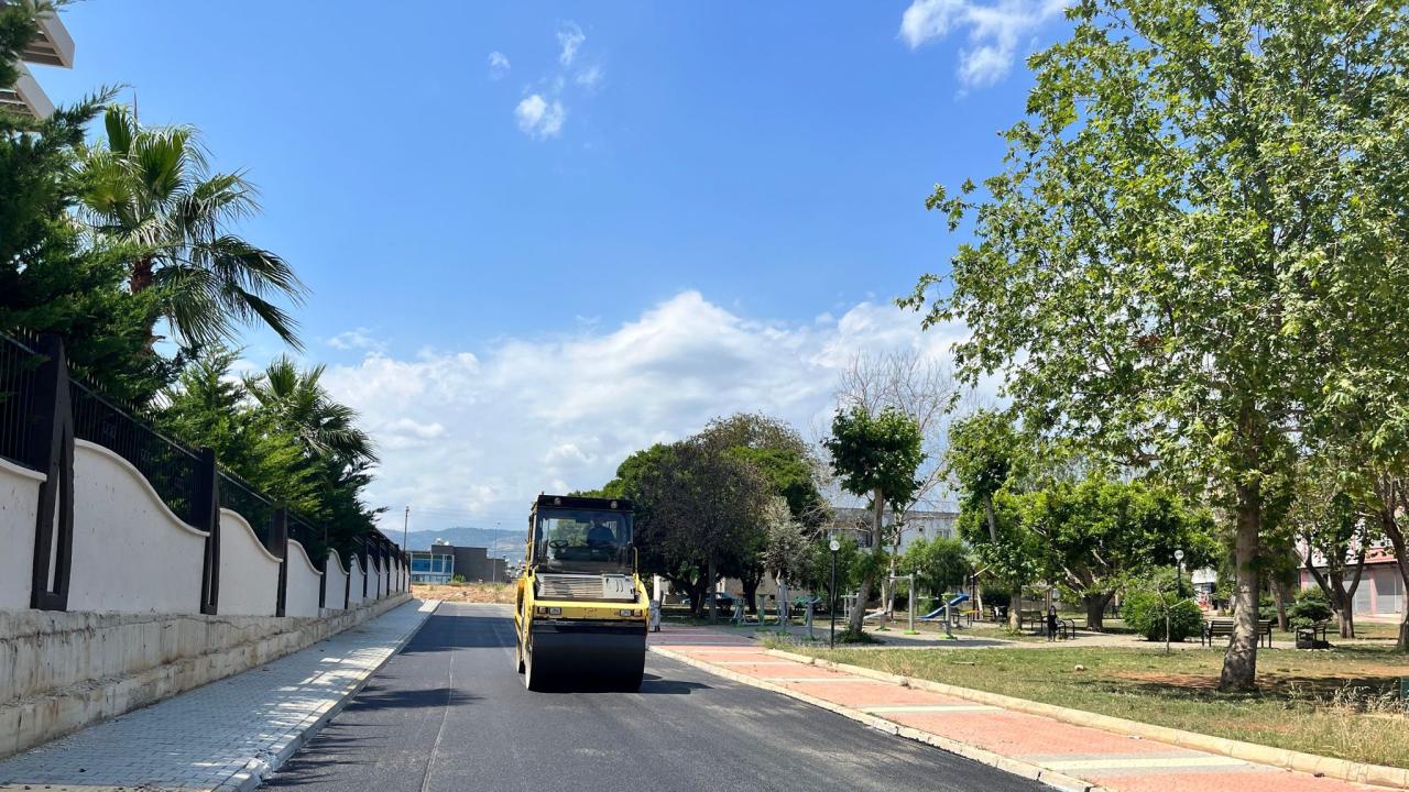 Yenişehir Belediyesi yol yapım çalışmalarını aralıksız sürdürüyor