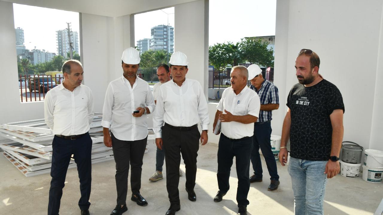 Başkan Abdullah Özyiğit, ikinci BETEM’in inşaatını inceledi 
