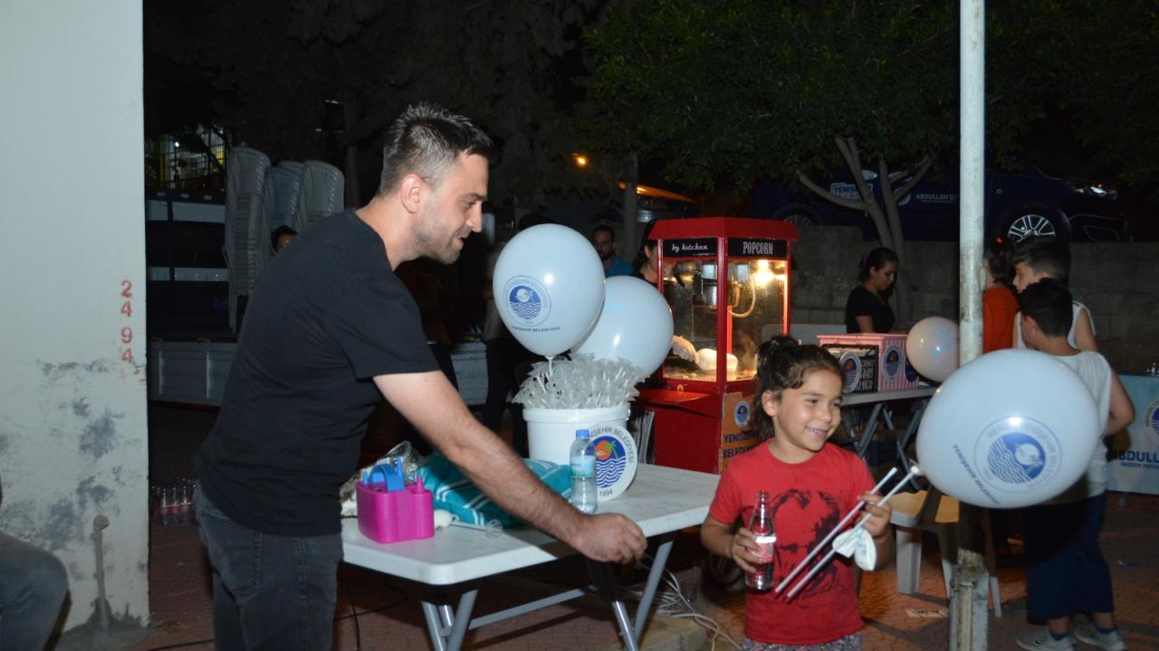 Mersin Yenişehir Belediyesinin açık hava sinema günleri başladı