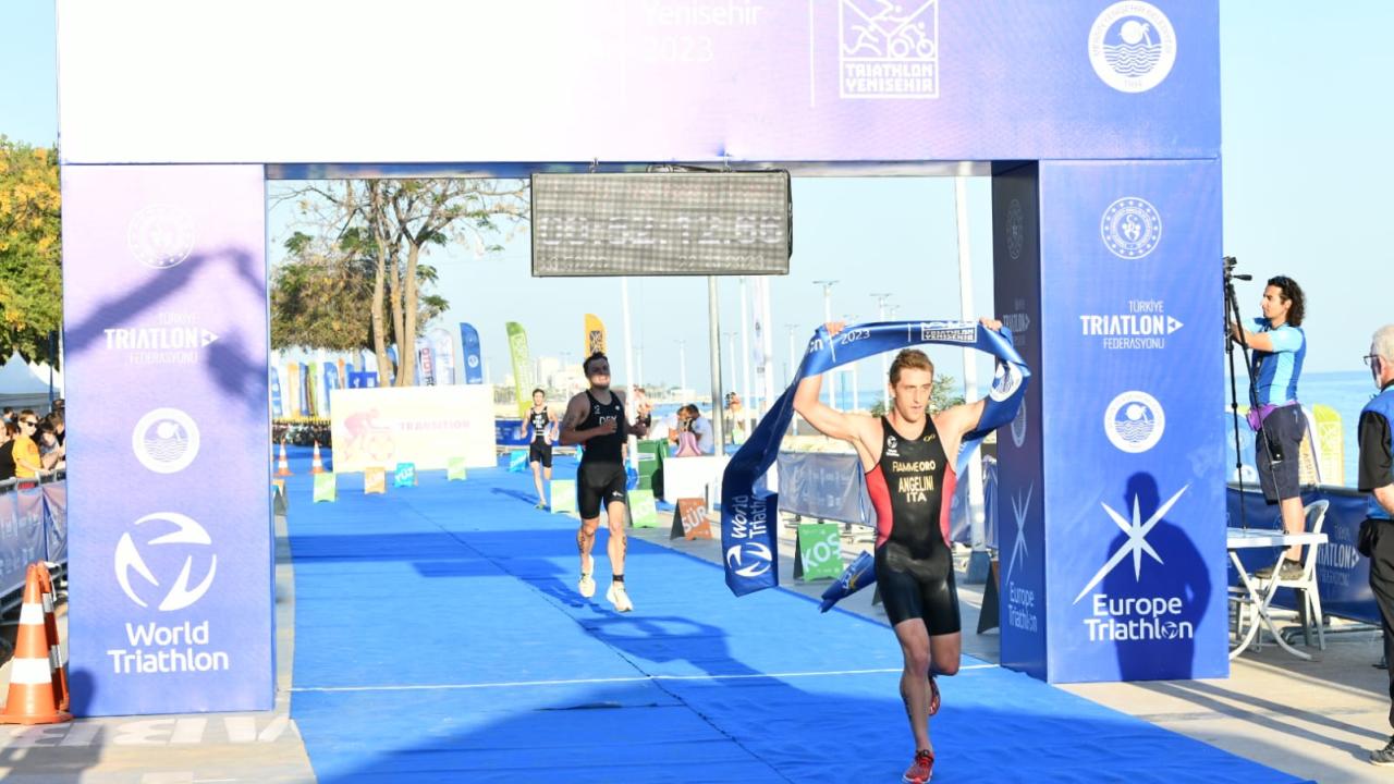 25 ülkeden 280 sporcu Yenişehir Avrupa Triatlon Kupası’nda mücadele etti