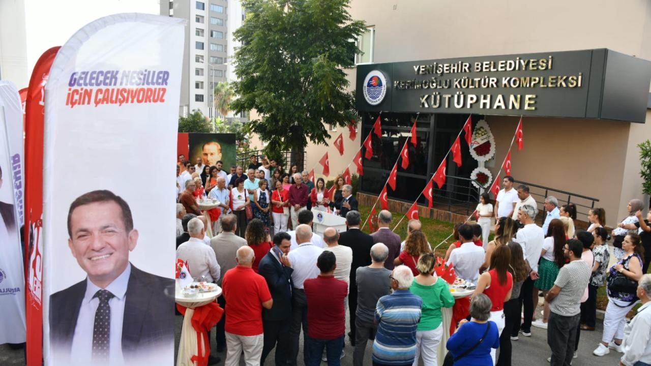 Yenişehir Belediyesi Nuri Ulusu Kütüphanesi hizmete açıldı