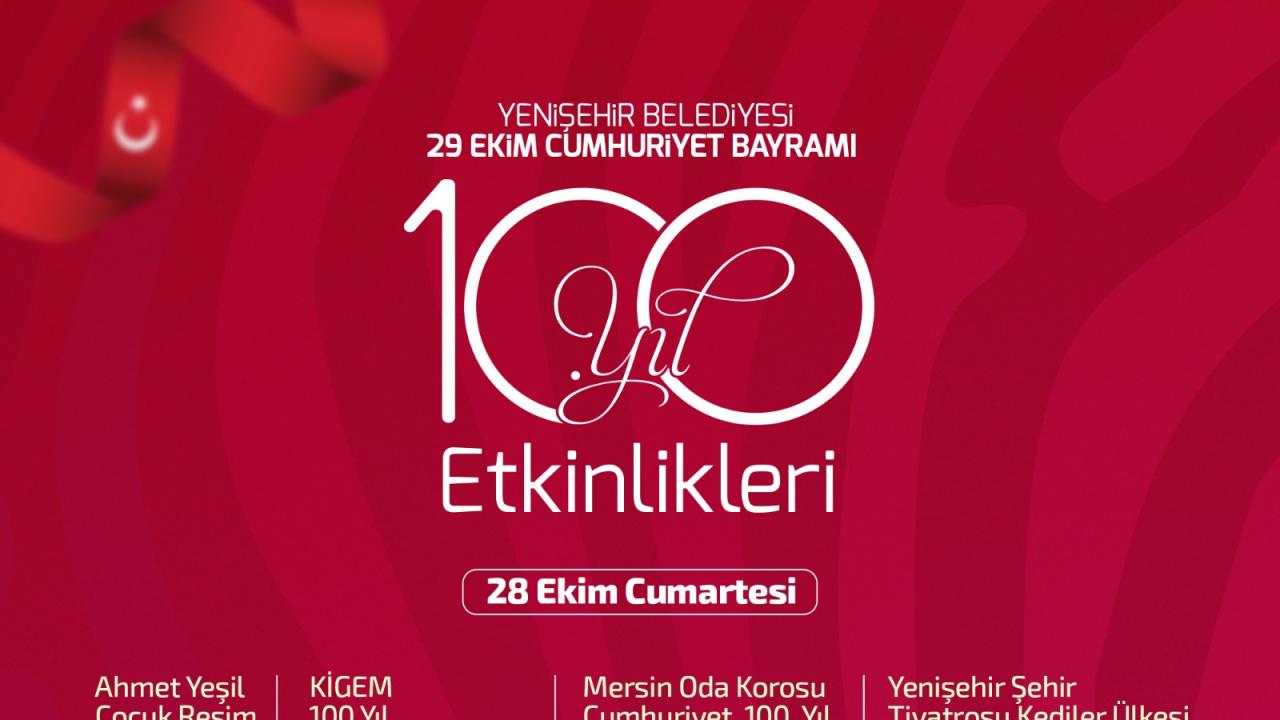 Yenişehir Belediyesinin 29 Ekim Cumhuriyet Bayramı kutlamaları başladı