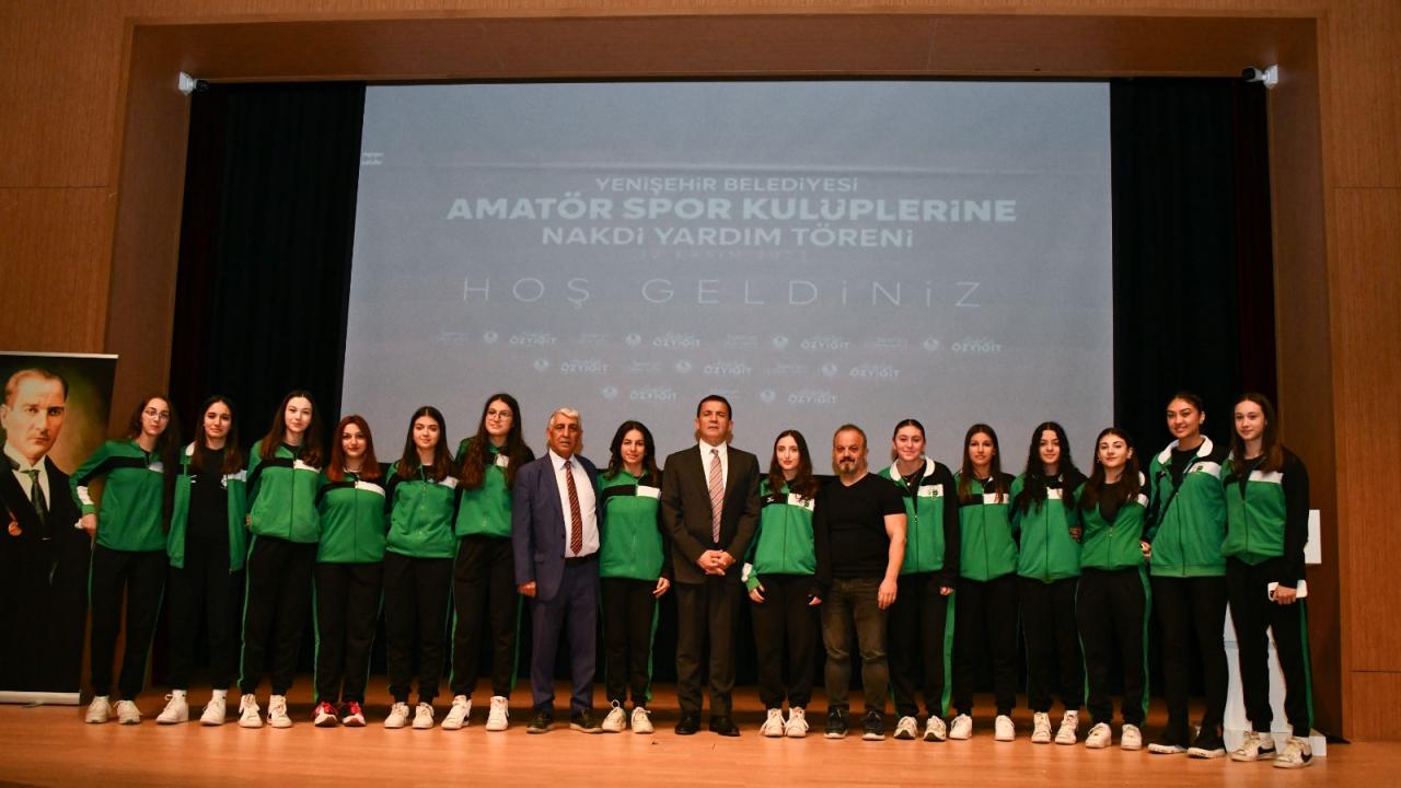 Yenişehir Belediyesinden 51 amatör spor kulübüne 650 bin TL destek