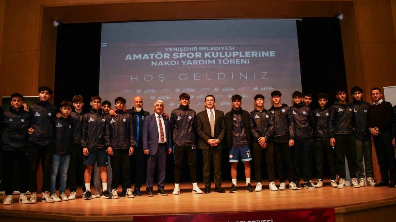 Yenişehir Belediyesinden 51 amatör spor kulübüne 650 bin TL destek