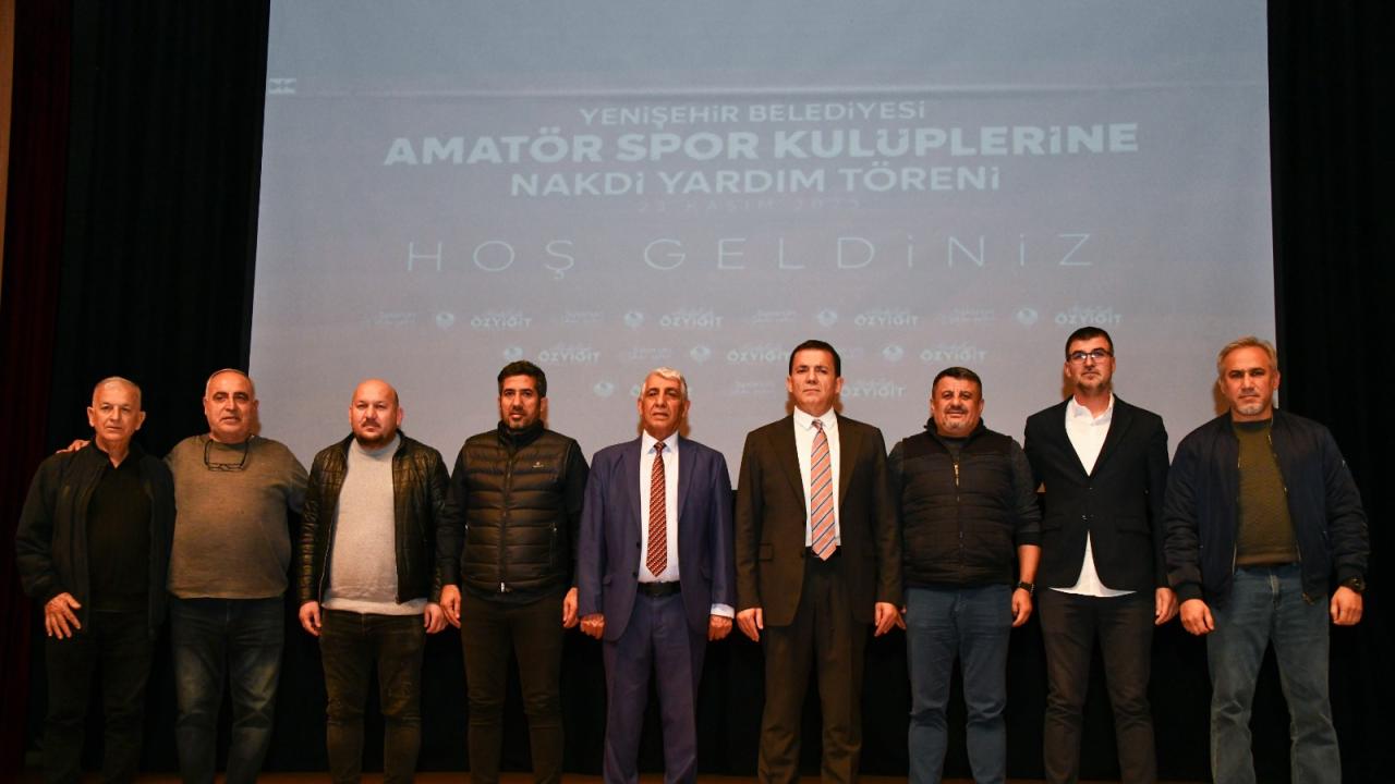 Yenişehir Belediyesinden 51 amatör spor kulübüne 650 bin TL destek