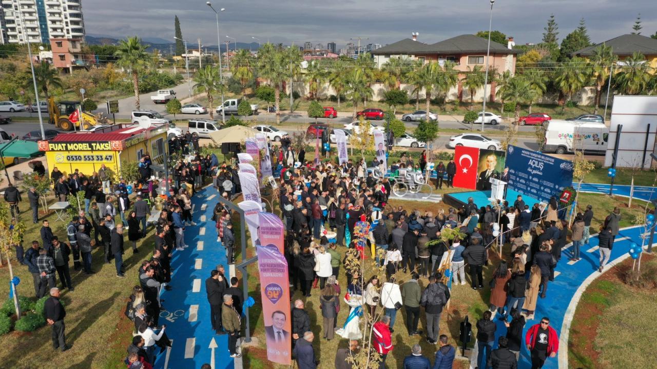 Yenişehir Belediyesi 5 bin metrekarelik bisiklet eğitim parkı açtı