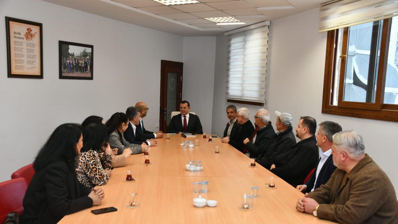 İnanç merkezleri ve STK’lardan Başkan Özyiğit’e hayırlı olsun ziyareti