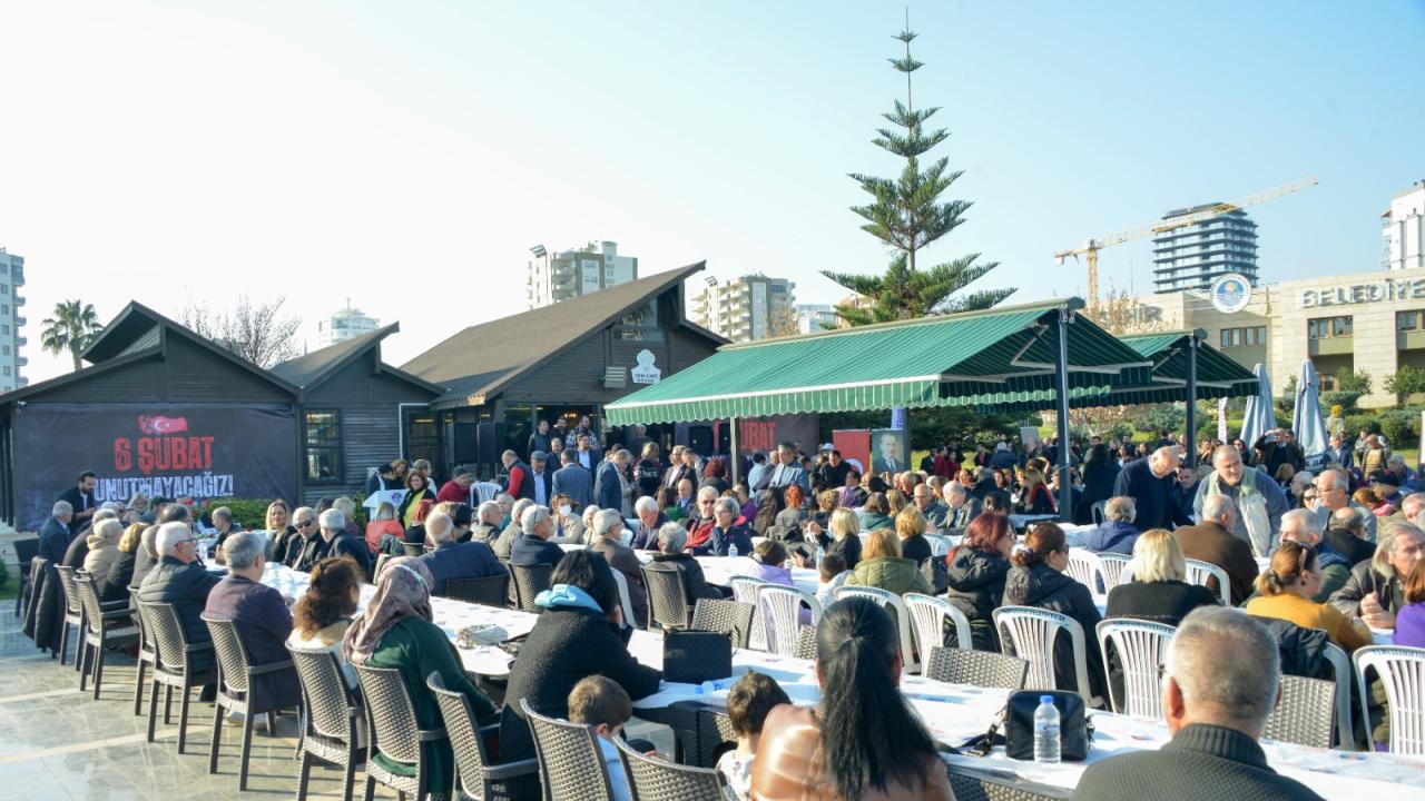 Yenişehir Belediyesi 6 Şubat’ta yaşamını yitirenler için anma programı düzenledi