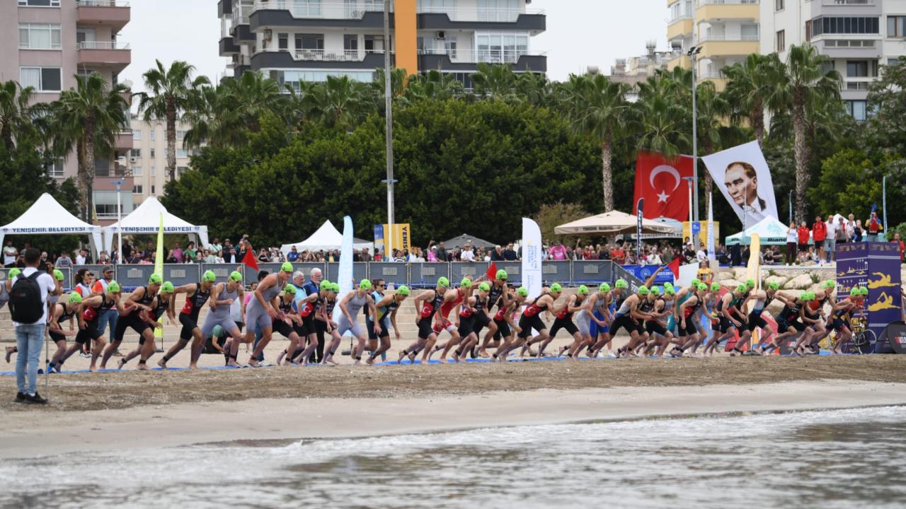 5. Yenişehir Triatlonu’nda ilk gün yarışları nefes kesti