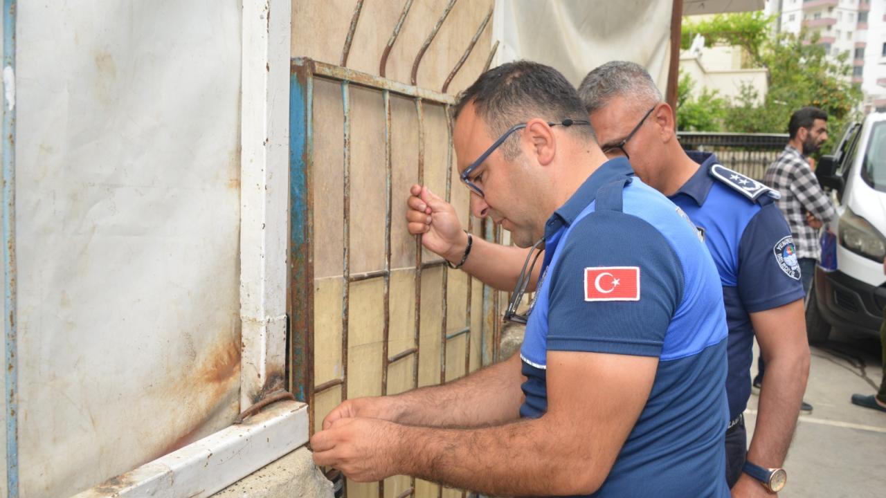 Yenişehir Belediyesi kaçak peynir imalathanesini mühürledi