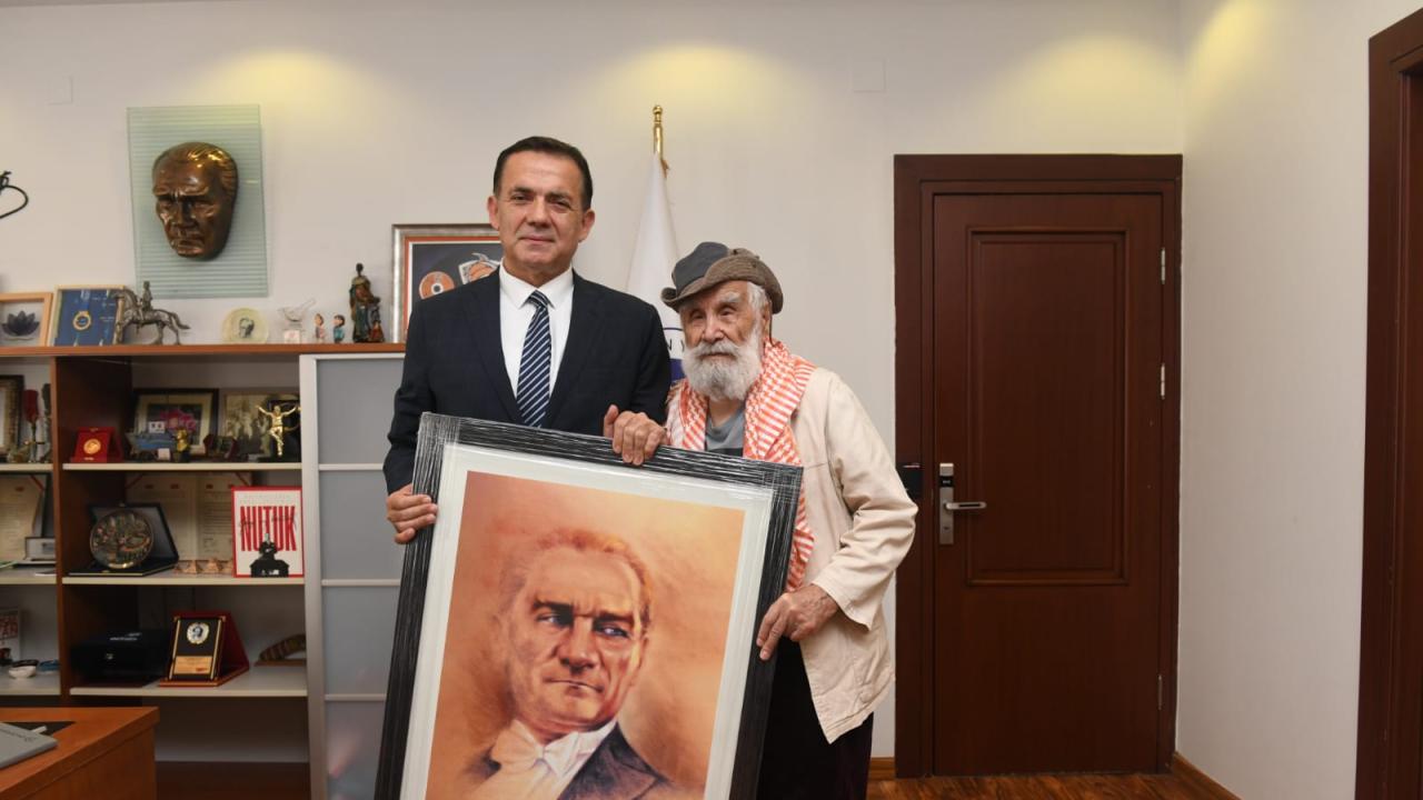 Etem Çalışkan, Başkan Abdullah Özyiğit’i ziyaret etti