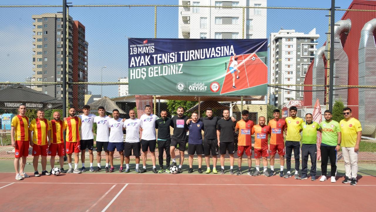 Yenişehir Belediyesi 19 Mayıs Ayak Tenisi Turnuvası başladı
