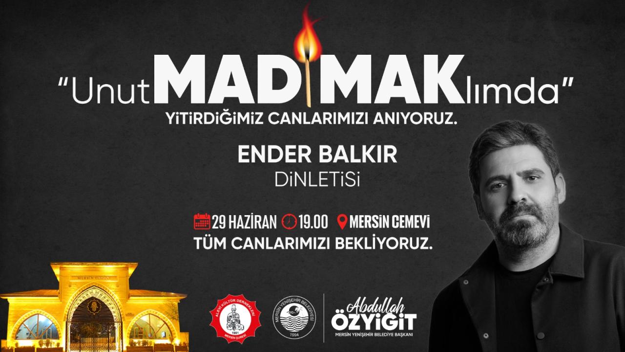 Madımak’ta yaşamını yitirenler Yenişehir’de anılacak