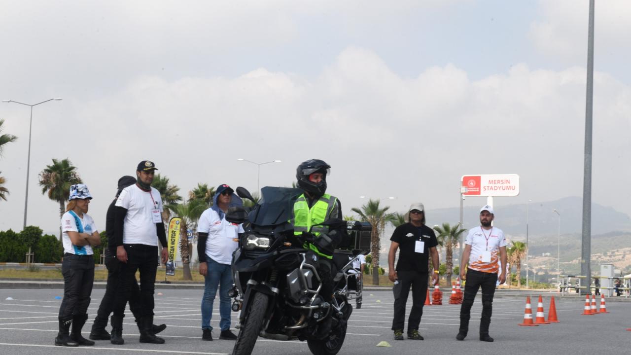 İleri sürüş motosiklet eğitimleri Yenişehir Belediyesinin destekleriyle veriliyor