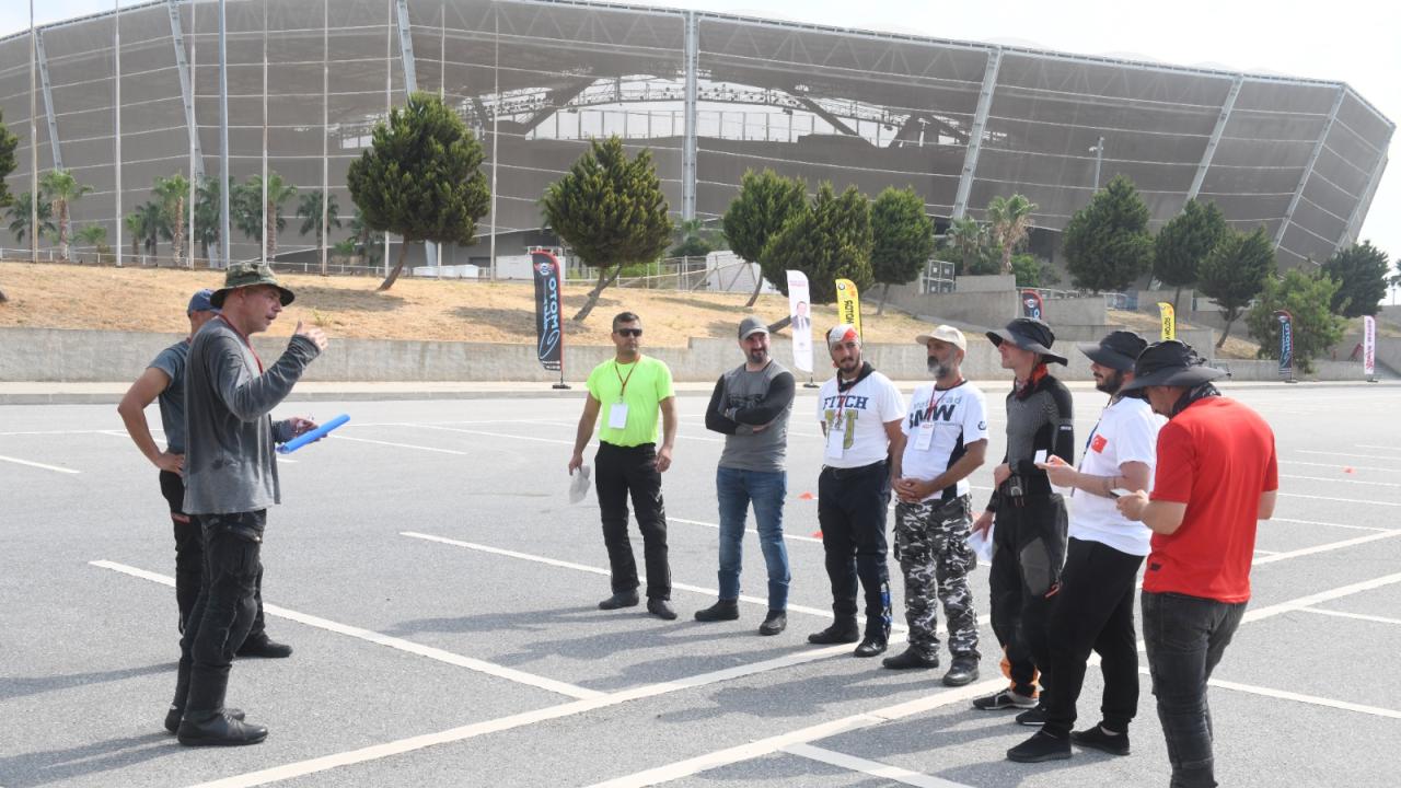İleri sürüş motosiklet eğitimleri Yenişehir Belediyesinin destekleriyle veriliyor