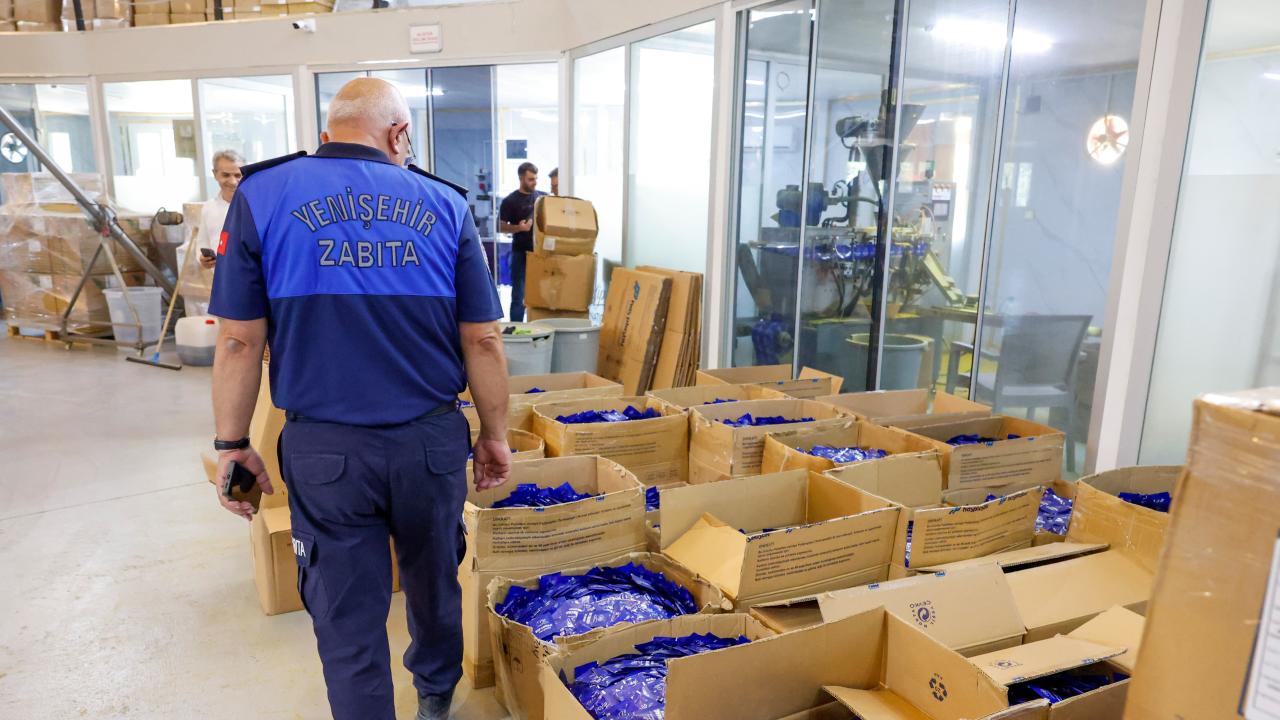 Gıda takviyesi üreten ruhsatsız tesis mühürlendi