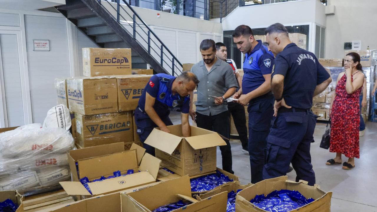 Gıda takviyesi üreten ruhsatsız tesis mühürlendi