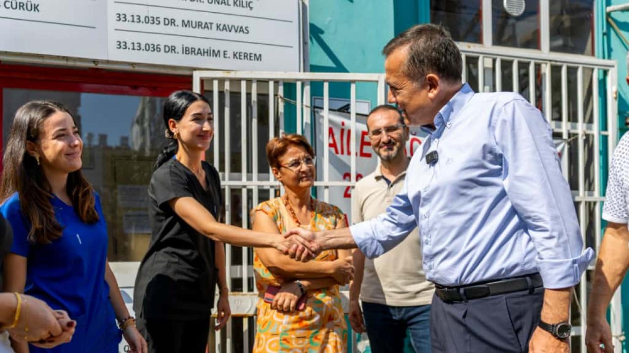 Başkan Abdullah Özyiğit iki mahallede çalışmaları yerinde inceledi