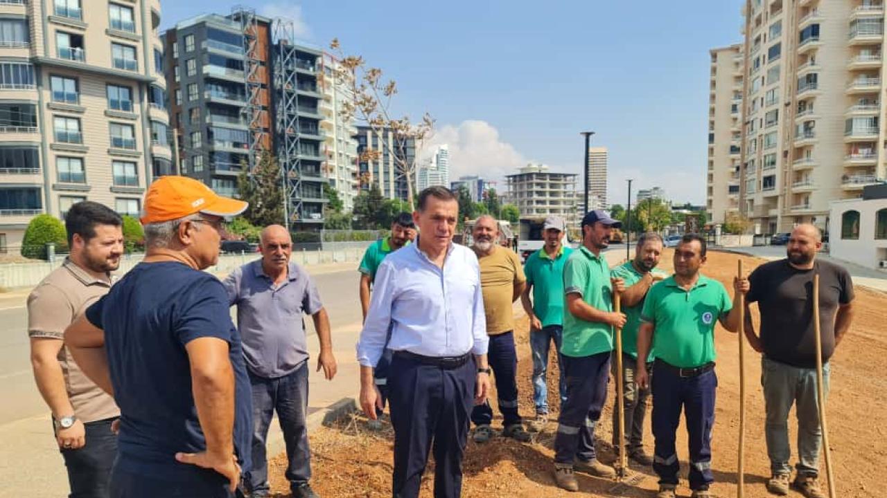 Başkan Abdullah Özyiğit iki mahallede çalışmaları yerinde inceledi
