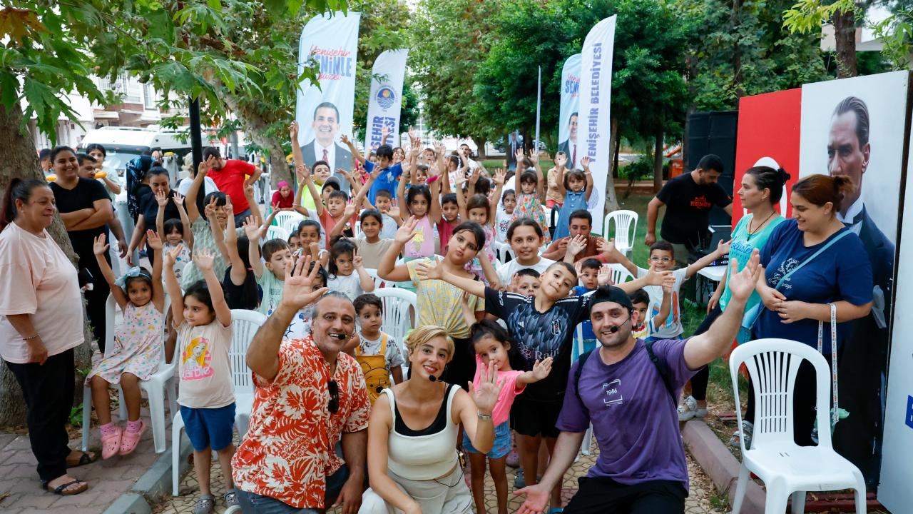 Yenişehir Belediyesi 14 mahallede çocuklar için etkinlikler düzenledi