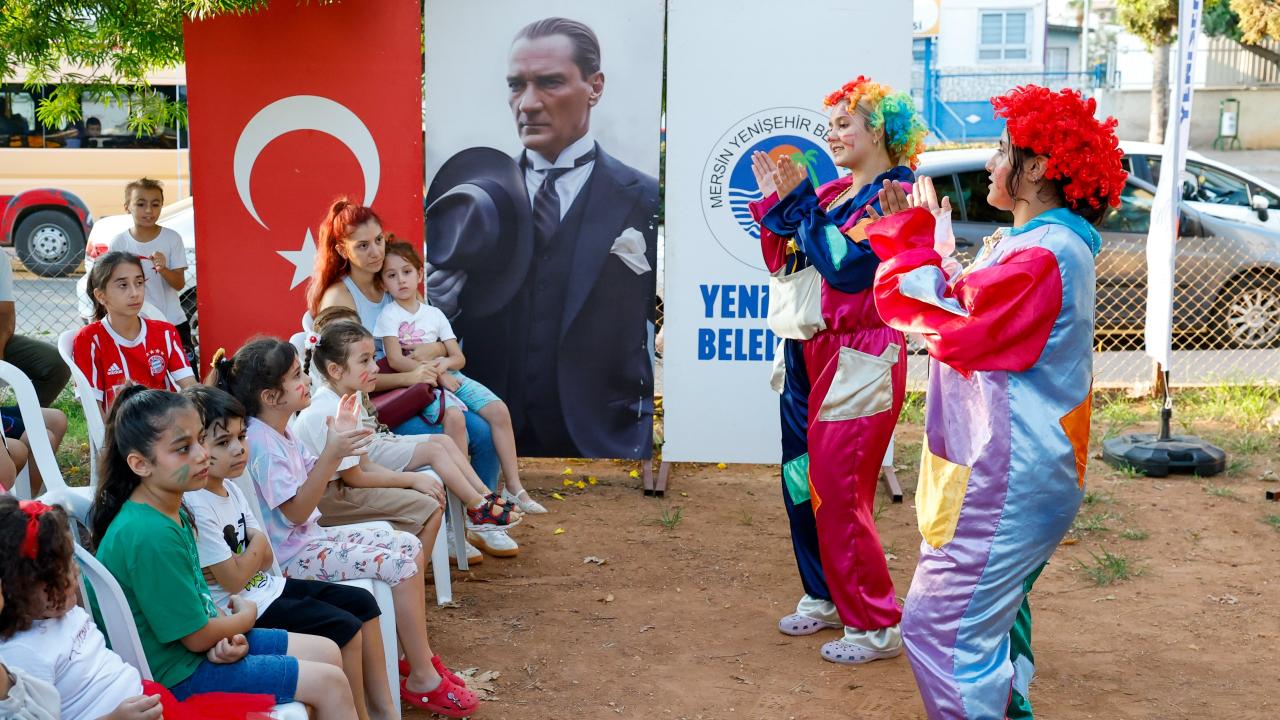 Yenişehir Belediyesi 14 mahallede çocuklar için etkinlikler düzenledi