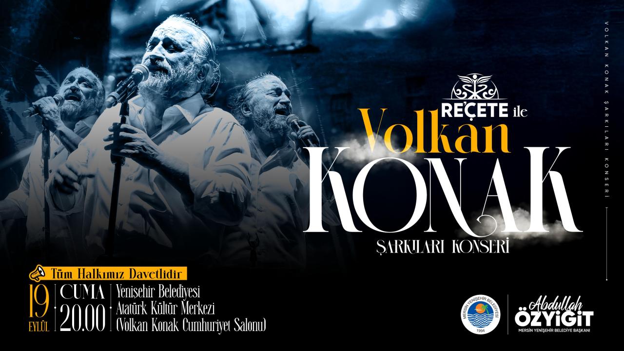 Yenişehir’de Volkan Konak anısına konser düzenlenecek
