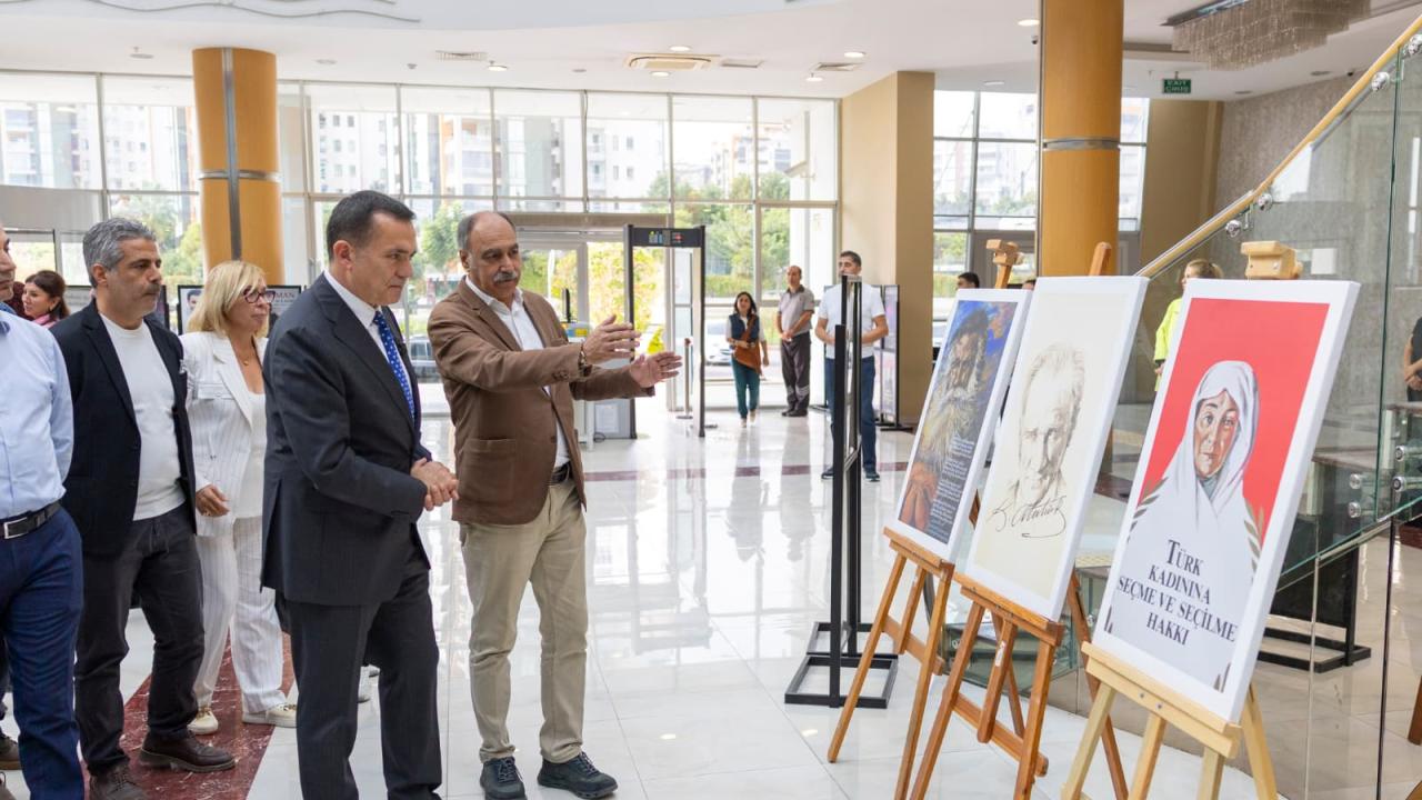 Yenişehir Belediyesinden “Etem Çalışkan ile Atatürk Yolculuğu” Sergisi