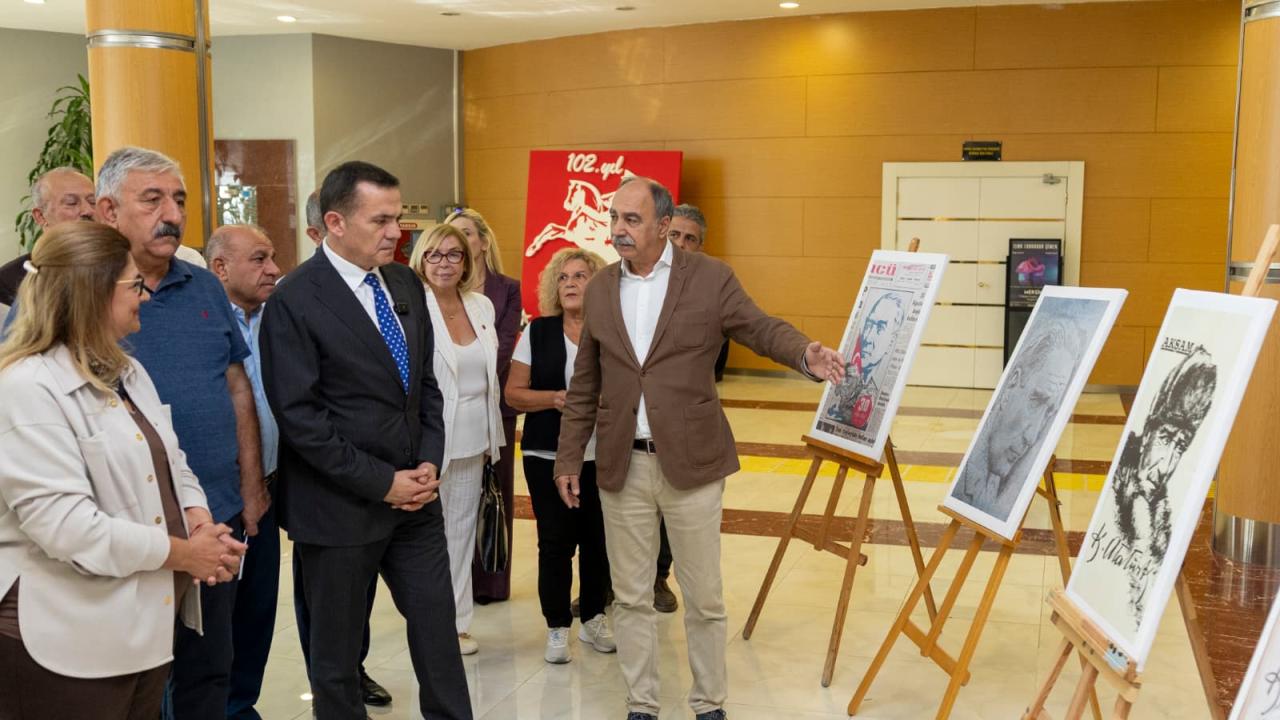 Yenişehir Belediyesinden “Etem Çalışkan ile Atatürk Yolculuğu” Sergisi