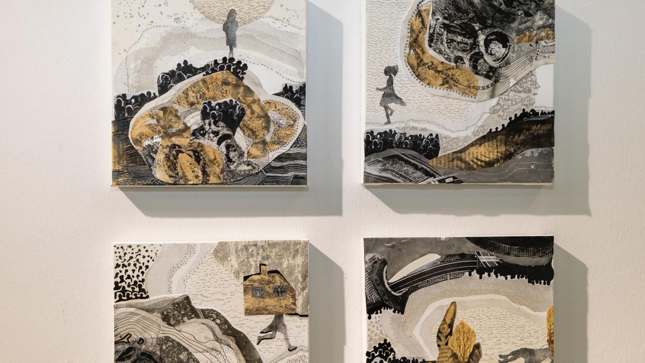 Mini Paint-4 Resim Sergisi, Yenişehir'de açıldı