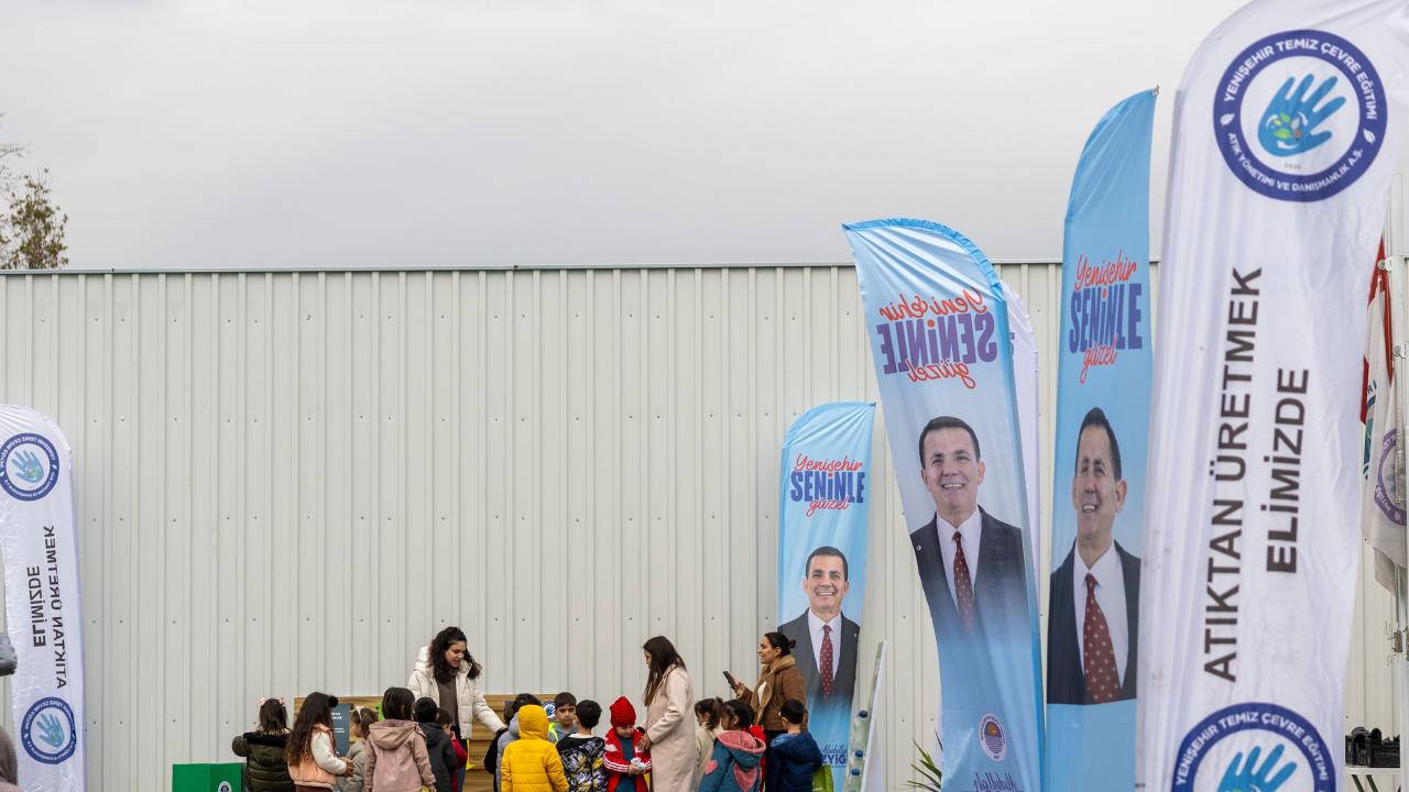 Yenişehir'de Minik Eller Geri Dönüşümü Öğreniyor