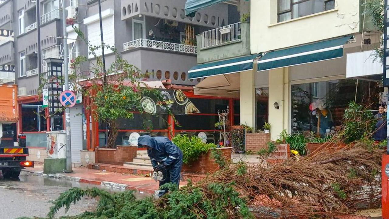 Yenişehir Belediyesi fırtınaya karşı seferber oldu!