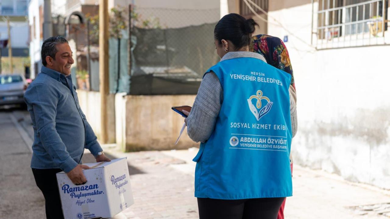 Yenişehir Belediyesi’nden Bayram sofralarına destek 