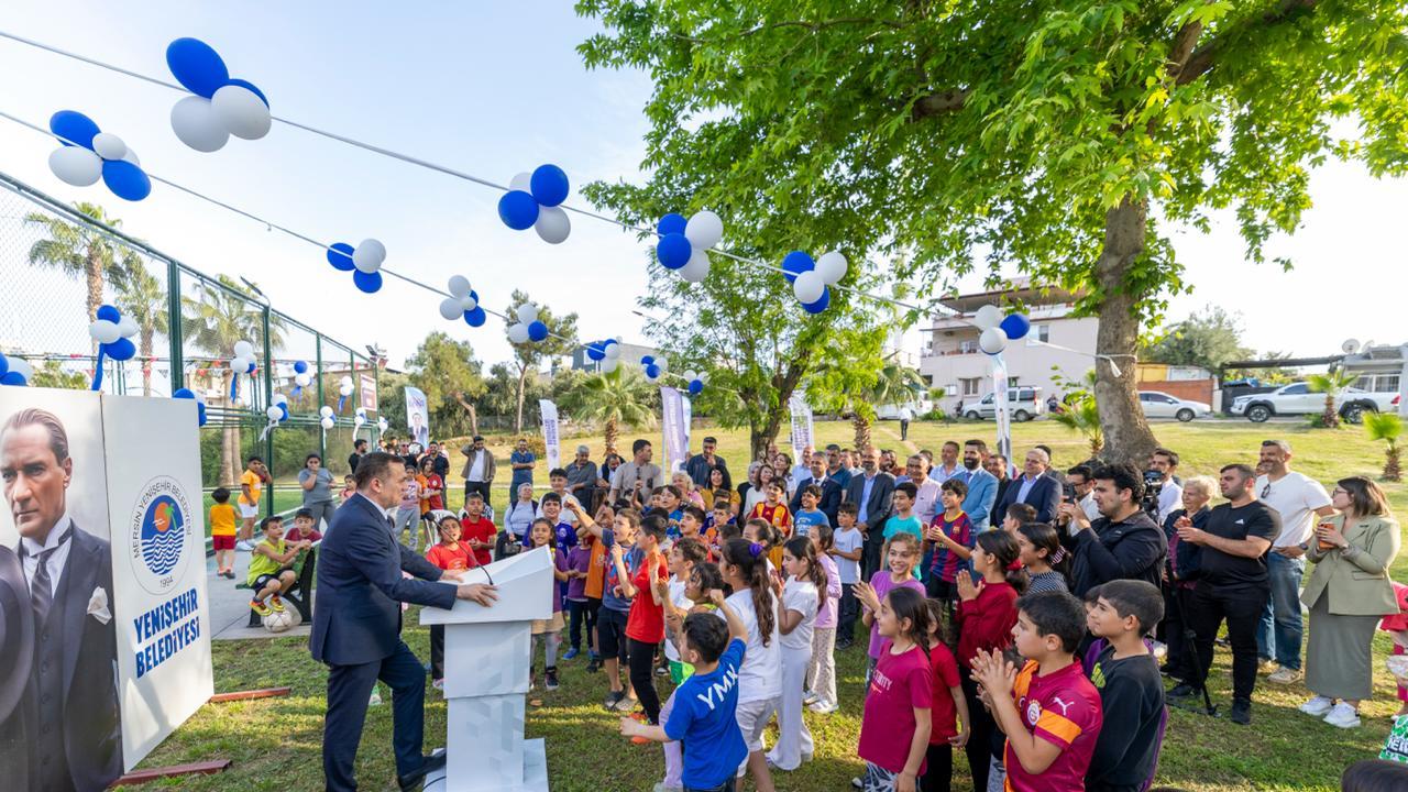 Başkan Özyiğit, ‘Halı Saha’ sözünü tuttu 