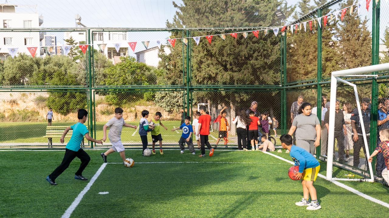 Başkan Özyiğit, ‘Halı Saha’ sözünü tuttu 