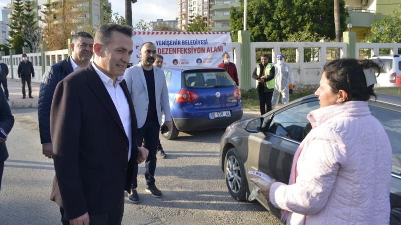 Başkan Özyiğit, Koronavirüs Farkındalığı İçin Sahaya Çıktı