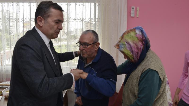 Başkan Özyiğit, Ziyaretine Gelemeyen Hüseyin Amcayla Buluştu
