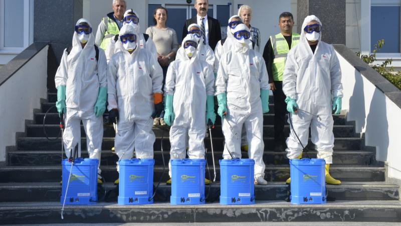 Yenişehir’de Dezenfeksiyon Ekipleri Kuruldu