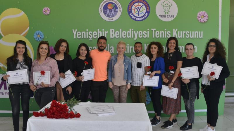 Yenişehirli Tenisçiler Sertifikalarını Aldı