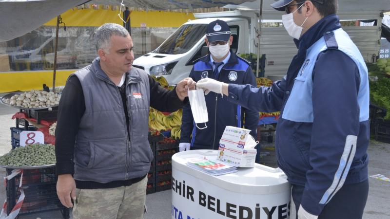 Yenişehir Belediyesi Semt Pazarlarında Teyakkuzda