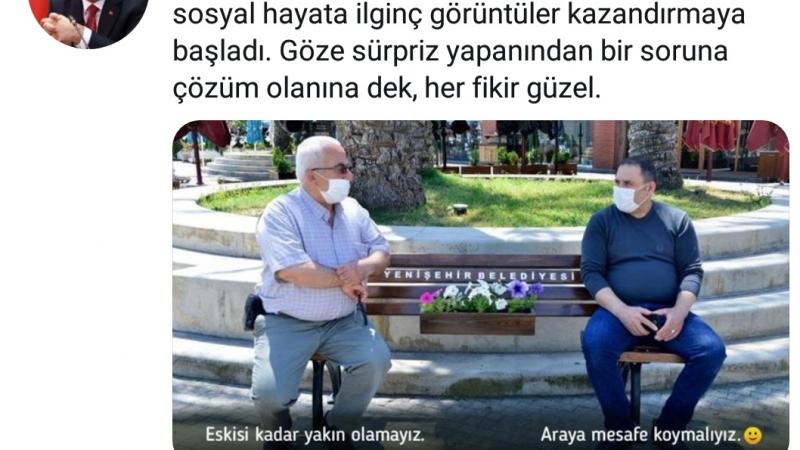 Sağlık Bakanından Yenişehir Belediyesinin uygulamasına destek