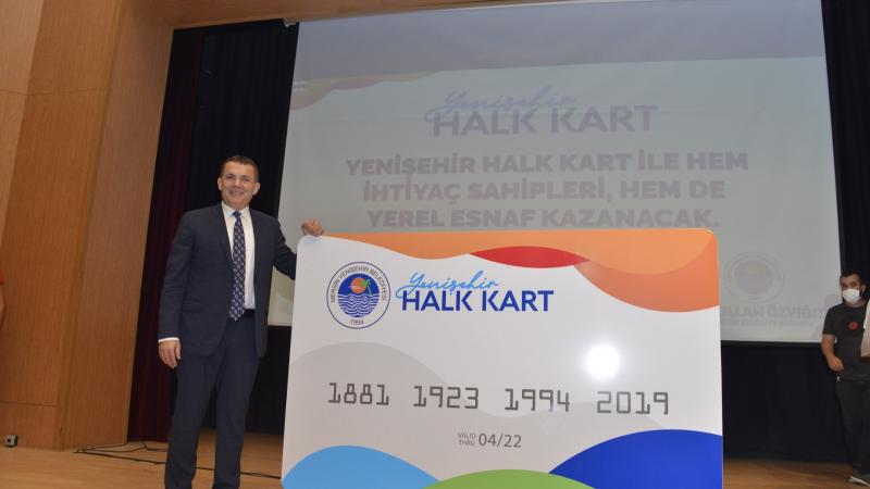 Yenişehir Halk Kart vatandaşlara ulaştı