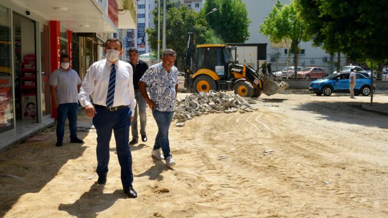 Başkan Özyiğit, çalışmaları yerinde inceledi