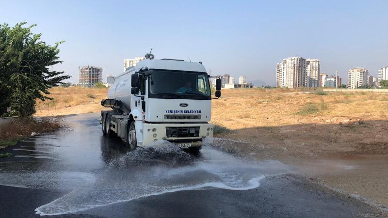 Yenişehir’de temizlik ve hijyen çalışmaları sürüyor