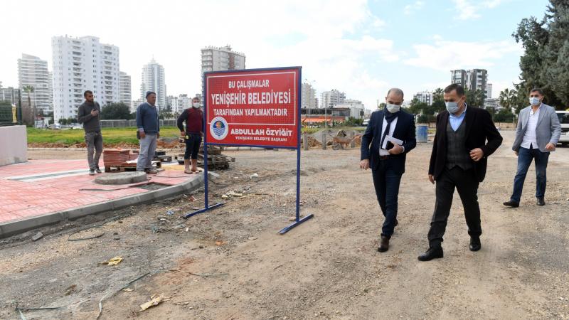 Başkan Özyiğit, yol yapım ve onarım çalışmalarını inceledi